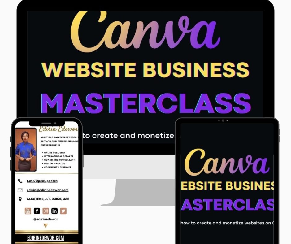 Canva Websites Business Masterclass